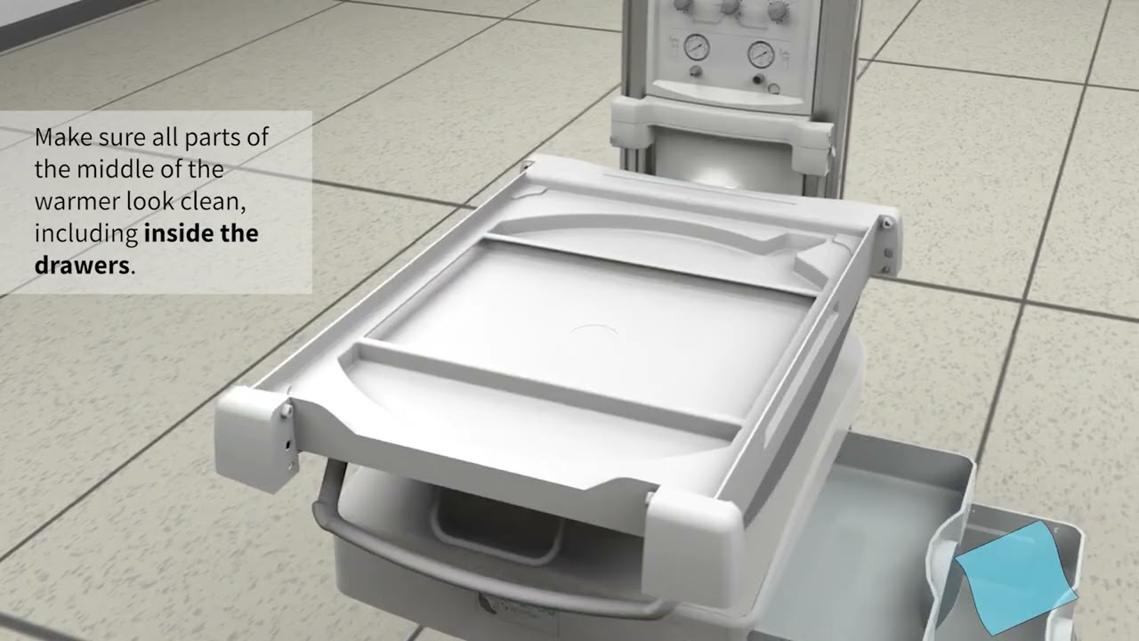 GE HealthCare - Panda Warmer Cleaning and Disinfection Video
