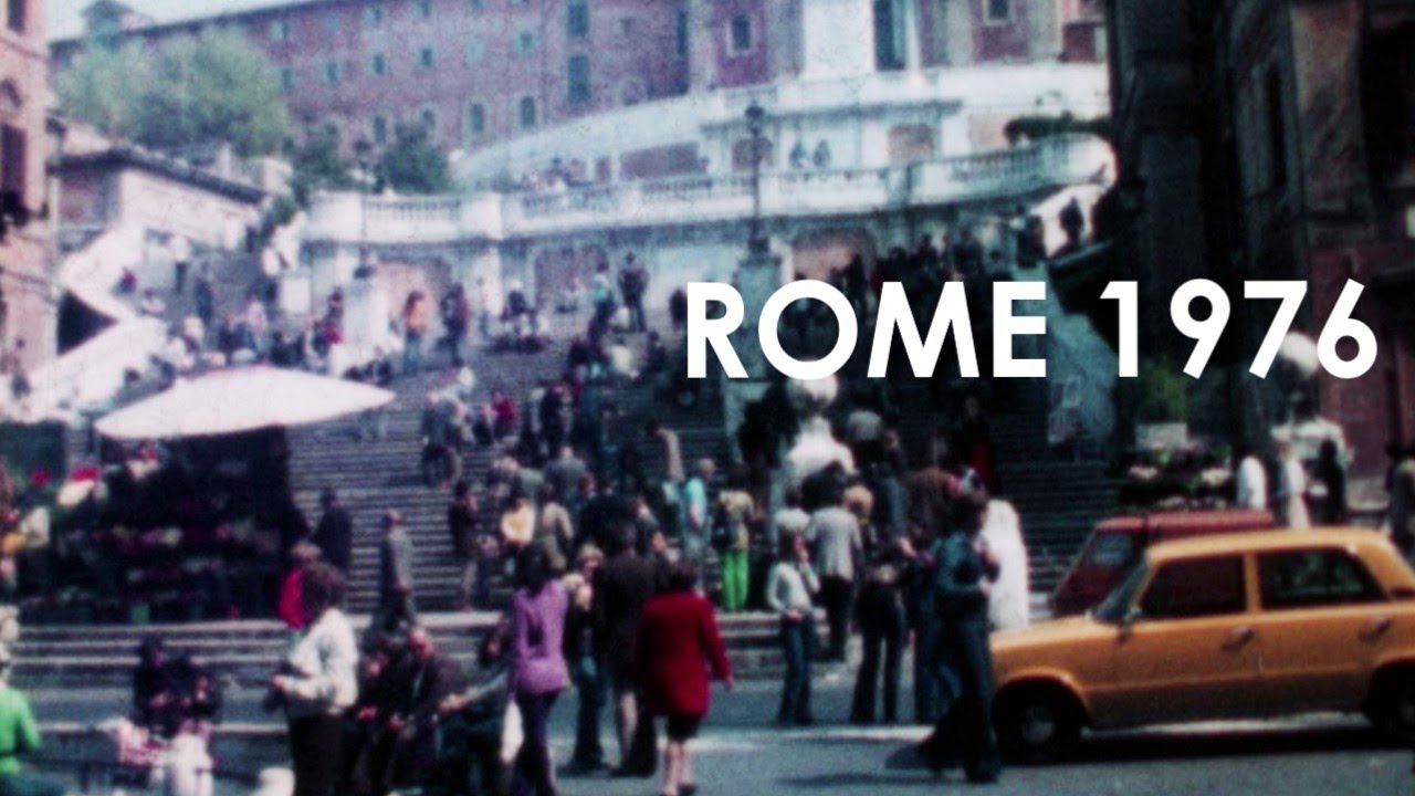 Rome 1976 | St. Peter's Basilica, Trevi Fountain, Spanish Steps | Archive Footage