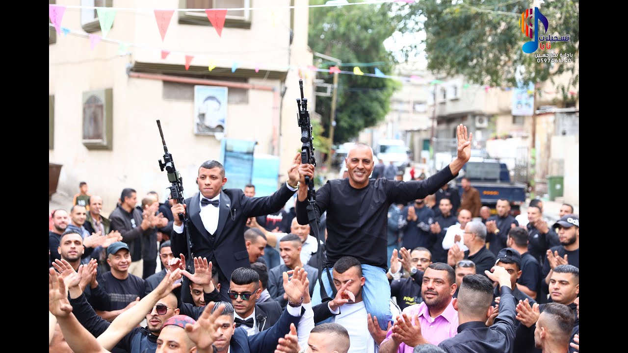 الفنان جعفر شحادة افخم استقبال خرافي بالاسلحة في مهرجان امير سليمان / قلقيلية مع تسجيلات نايا