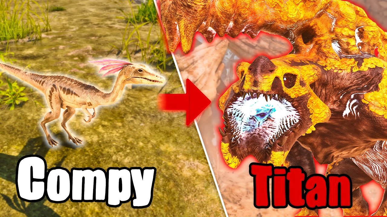 SOBREVIVÍ como un COMPY y EVOLUCIONÉ en ARK