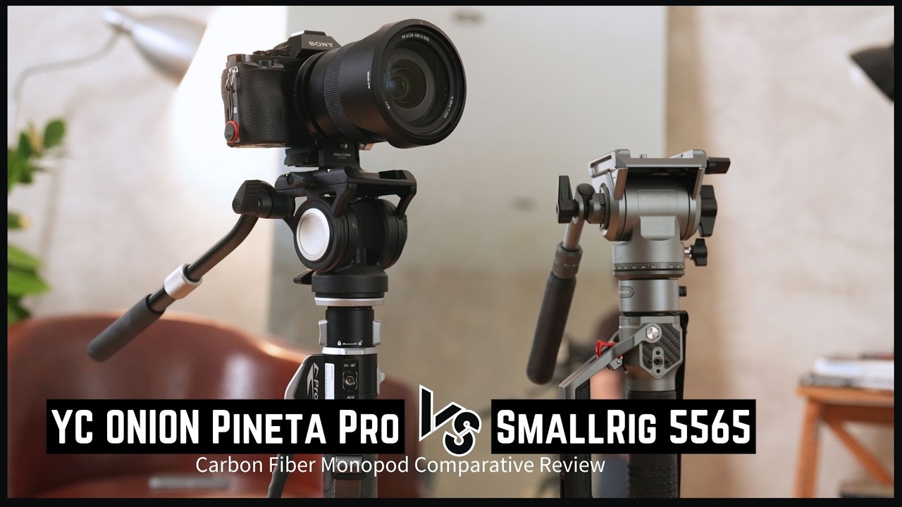 YC Onion Pineta Pro VS Smallrig 5565 Carbon Fiber Monopod | Comparison Review