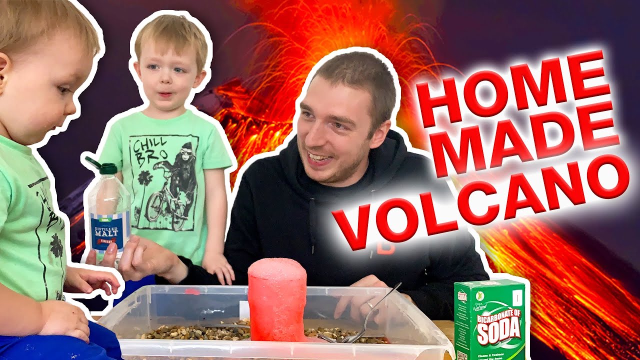 How to make VOLCANO's at home 🌋😮