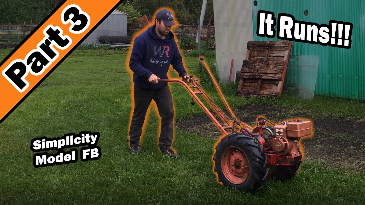 The Simplicity Walk Behind Tractor Comes To Life! (Model FB)