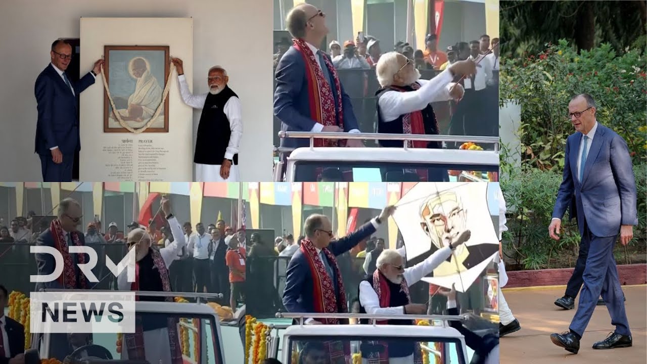 FULL CEREMONY: Germany Merz Joins PM Modi at Iconic International Kite Festival in Ahmedabad | AC1B