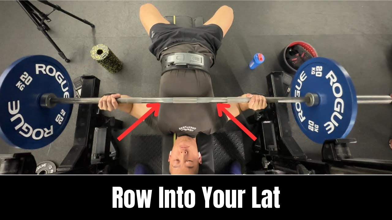 Bench Press Guide || Cue of Pulling Into Your Lat for More Tucking