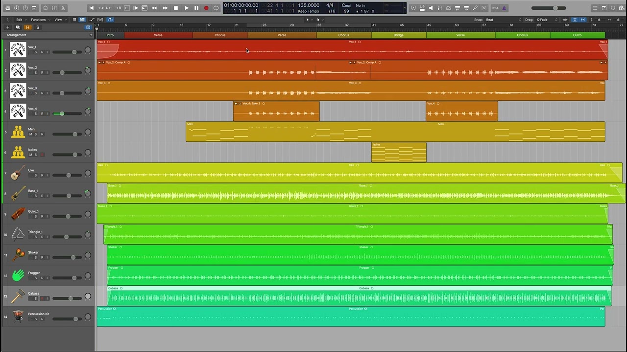 Save The Last Dance For Me - full track - plus explanation of workflow