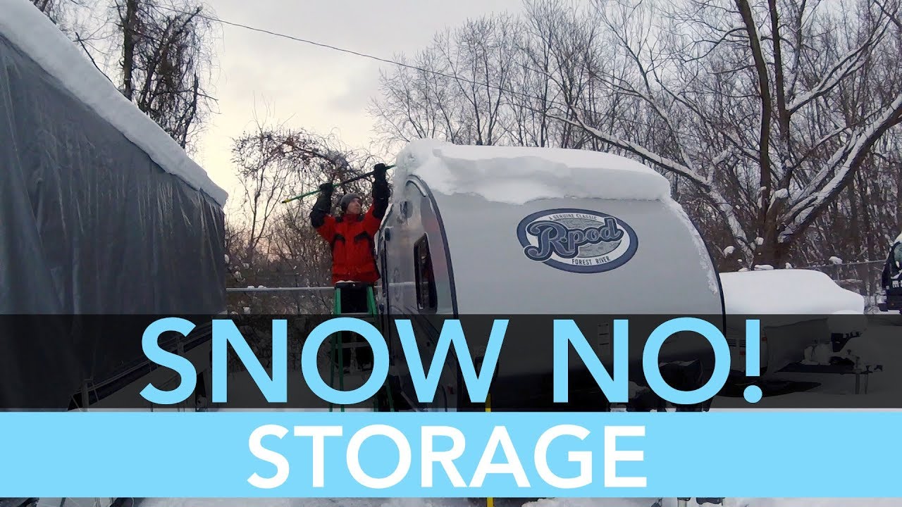 R-Pod RV Winter Storage Visit