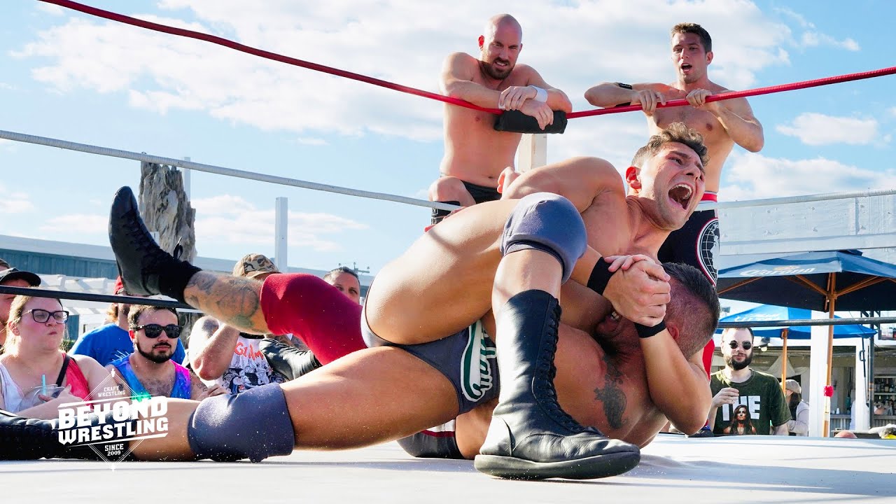 [Free Match] RALY v A Very Good Lehigh Valley Wrestling Trio | Beyond Wrestling Borscht At The Beach