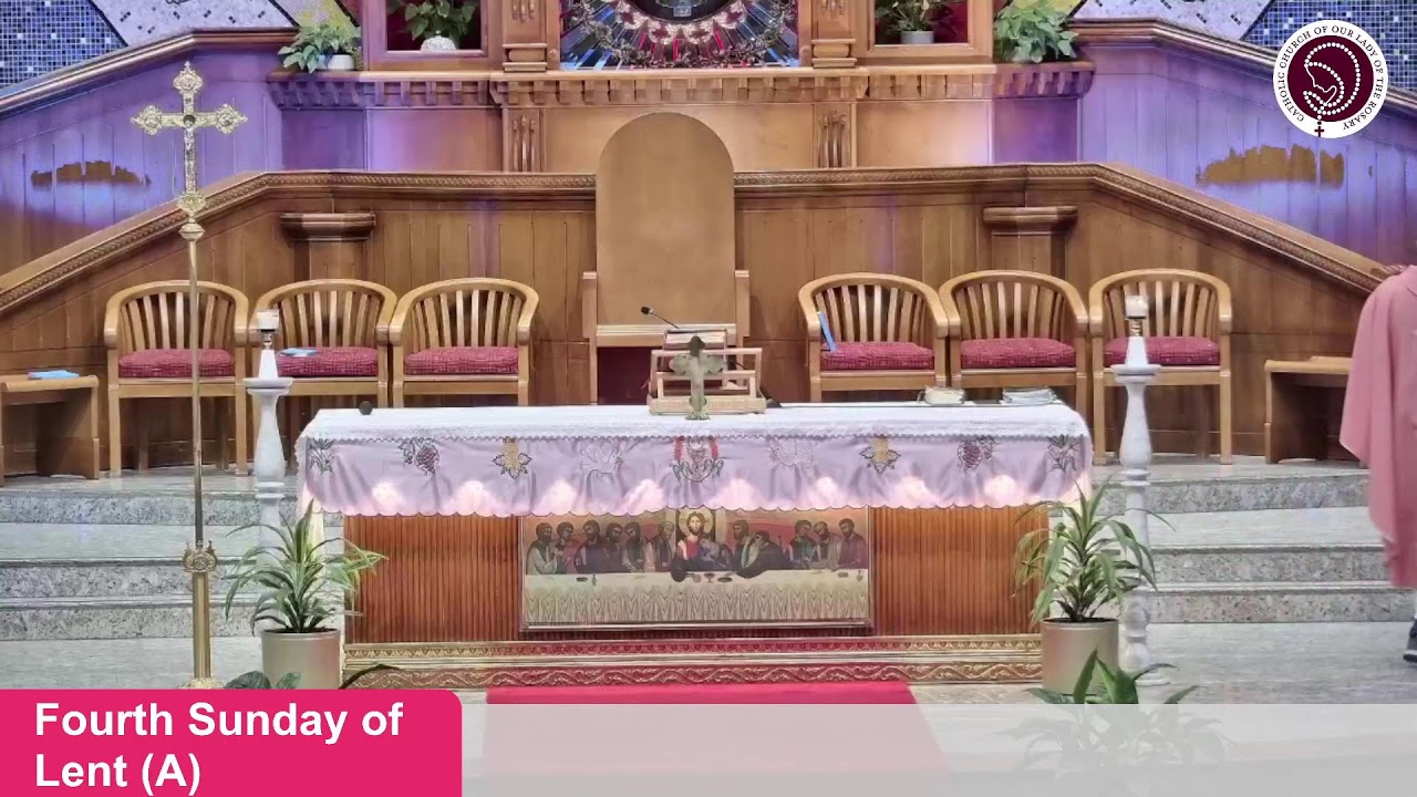 LIVE MASS: Fourth Sunday of Lent (Year A) - English | 15 MARCH 2026 | 6:00 PM