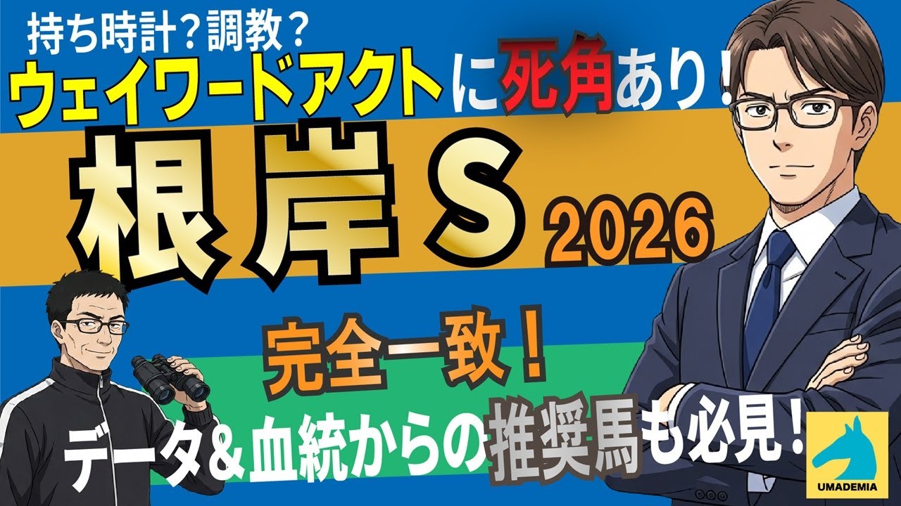 【2026根岸ステークス】持ち時計？調教？ウェイワードアクトに死角あり！データ＆血統からの完全一致推奨馬も必見！