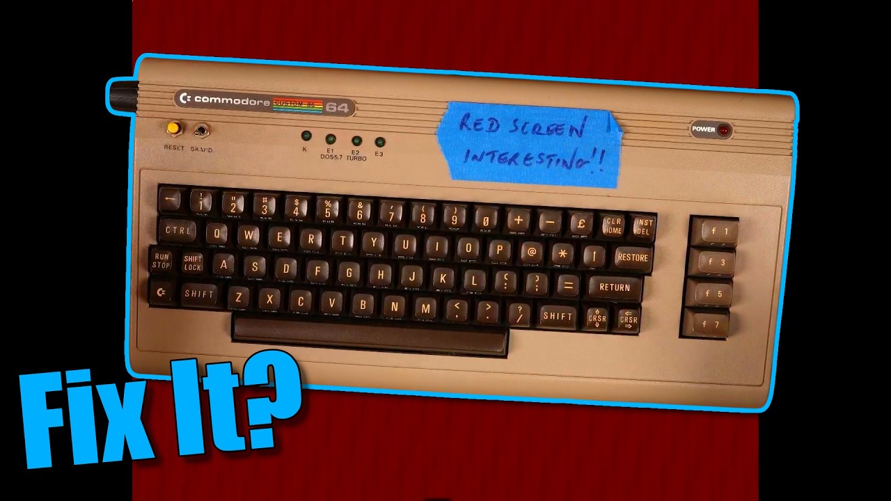 Ciekawa naprawa C64 &ndash; to NIE jest maszyna deweloperska C65