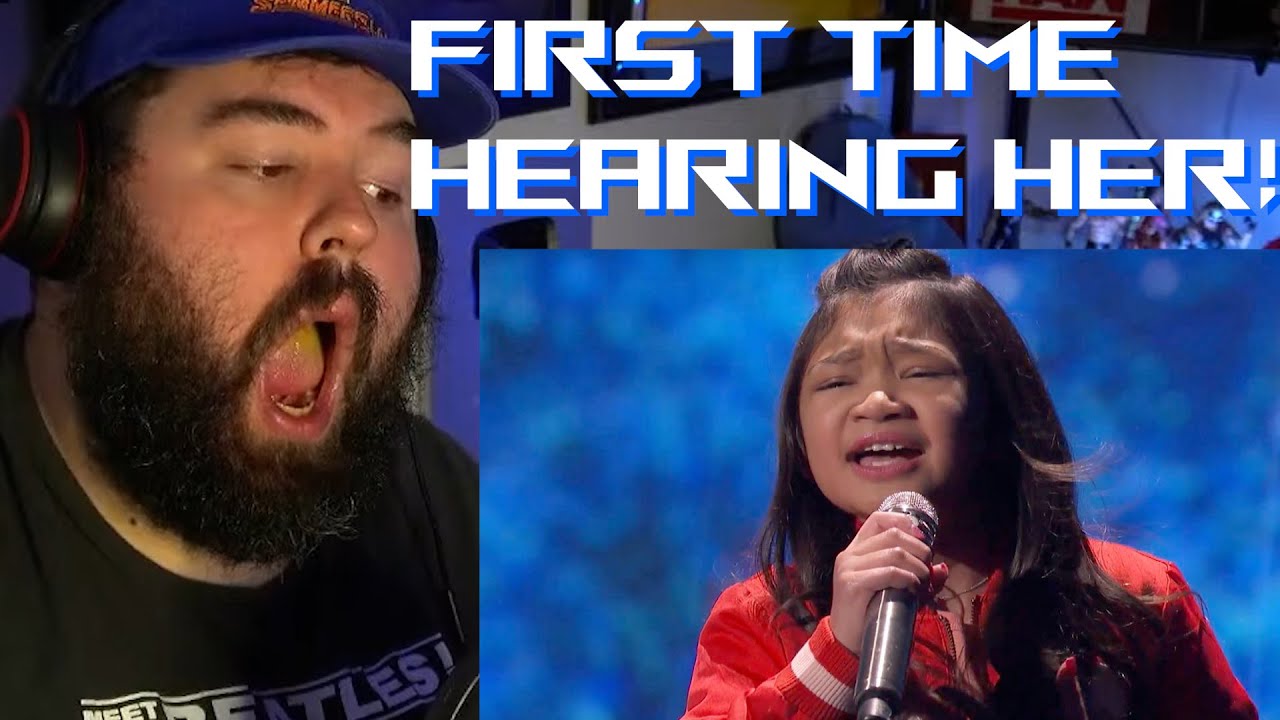 Singer first time reaction to Angelica Hale - Clarity on AGT 2017