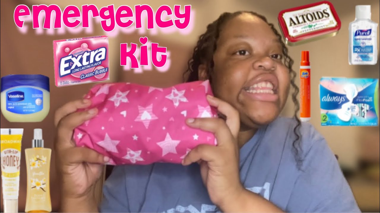EVERYTHING YOU NEED IN YOUR BACK TO SCHOOL EMERGENCY KIT 2024: Vaseline, pads, gum and more