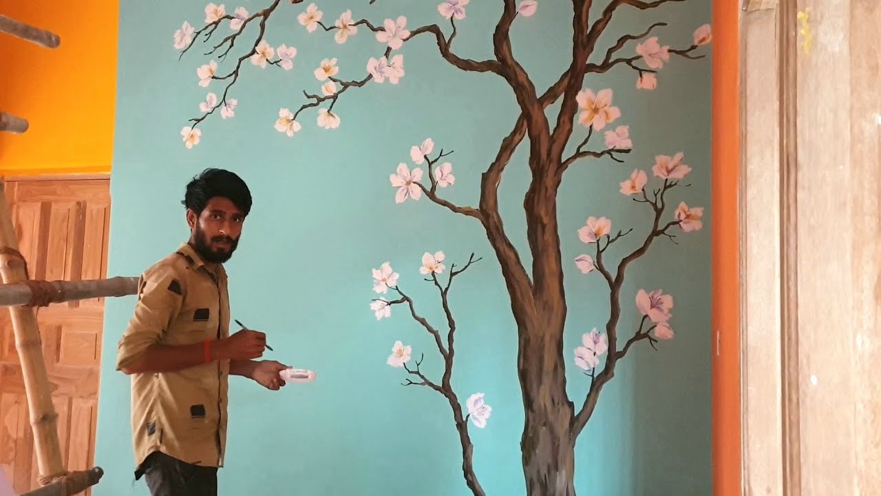 tree wall painting