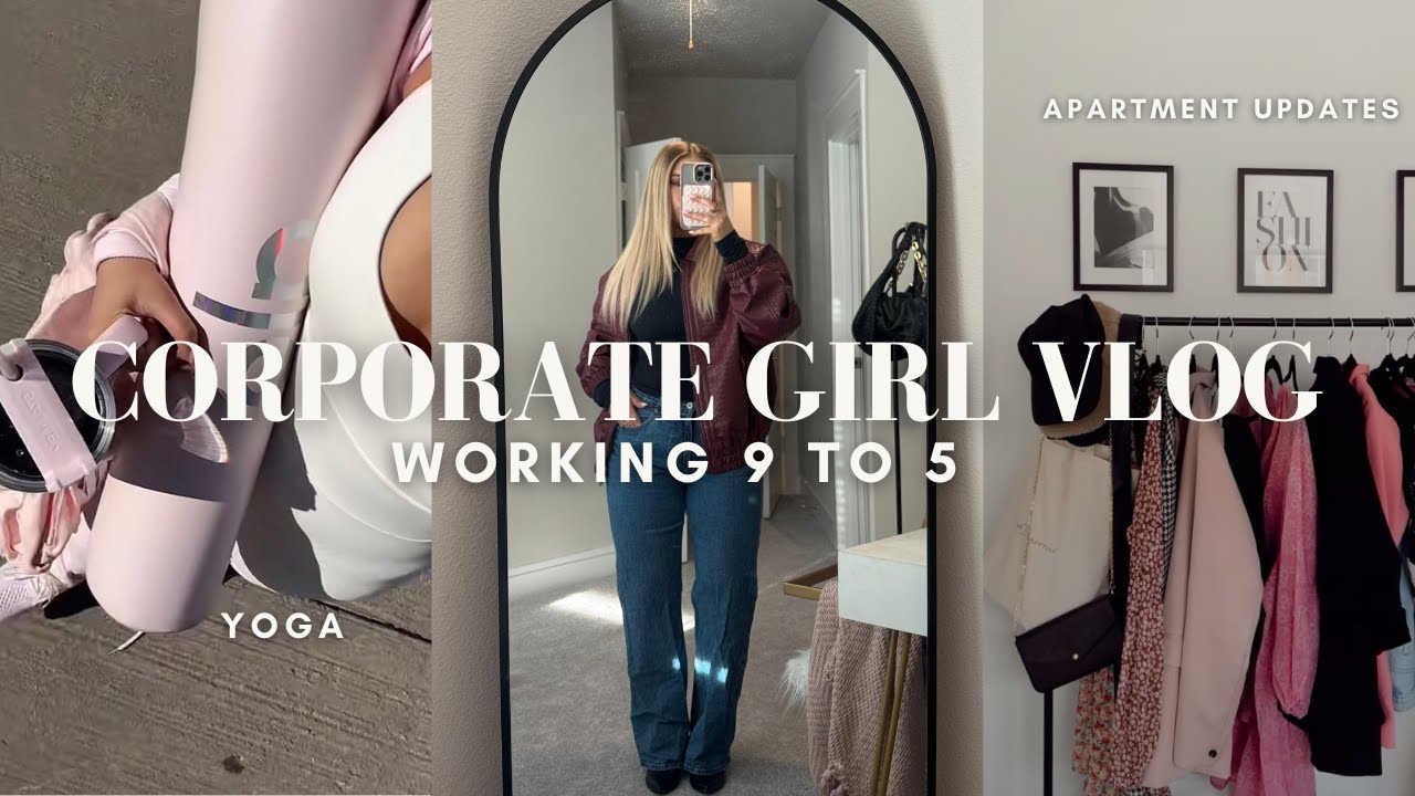 productive work week in my life | corporate girl living in texas