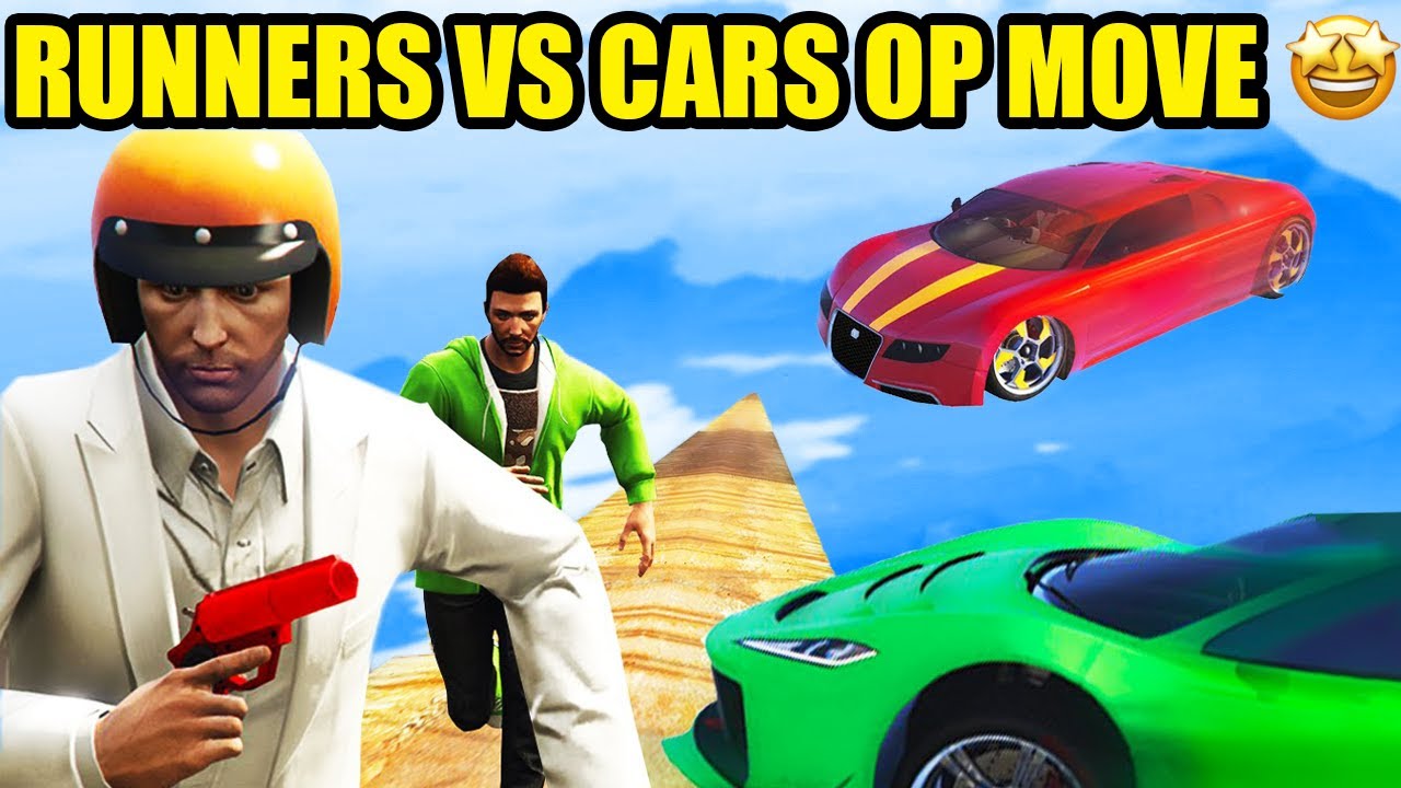 RUNNERS VS CARS | I MADE AN OP MOVE 🤩 (GTA 5 FUNNY MOMENTS) - Black Fox Tamil Gaming