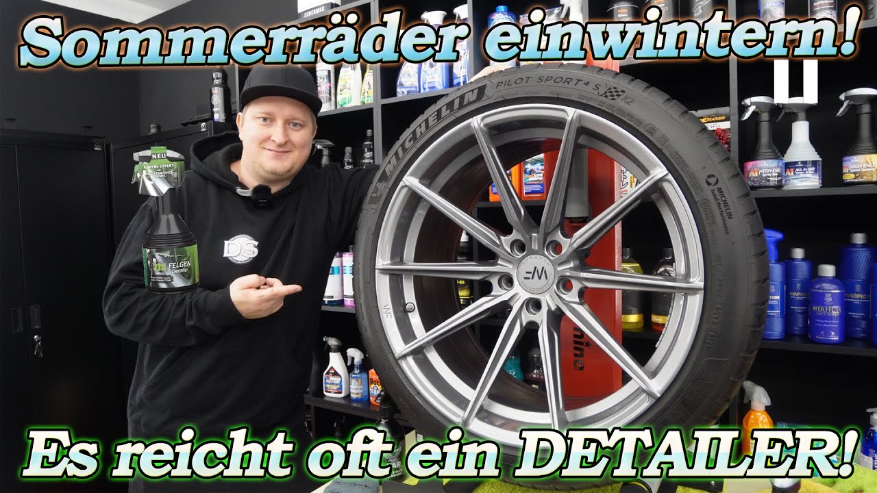 Wer pflegt erspart sich VIEL ARBEIT! Sommerräder reinigen und pflegen für die Winterpause!