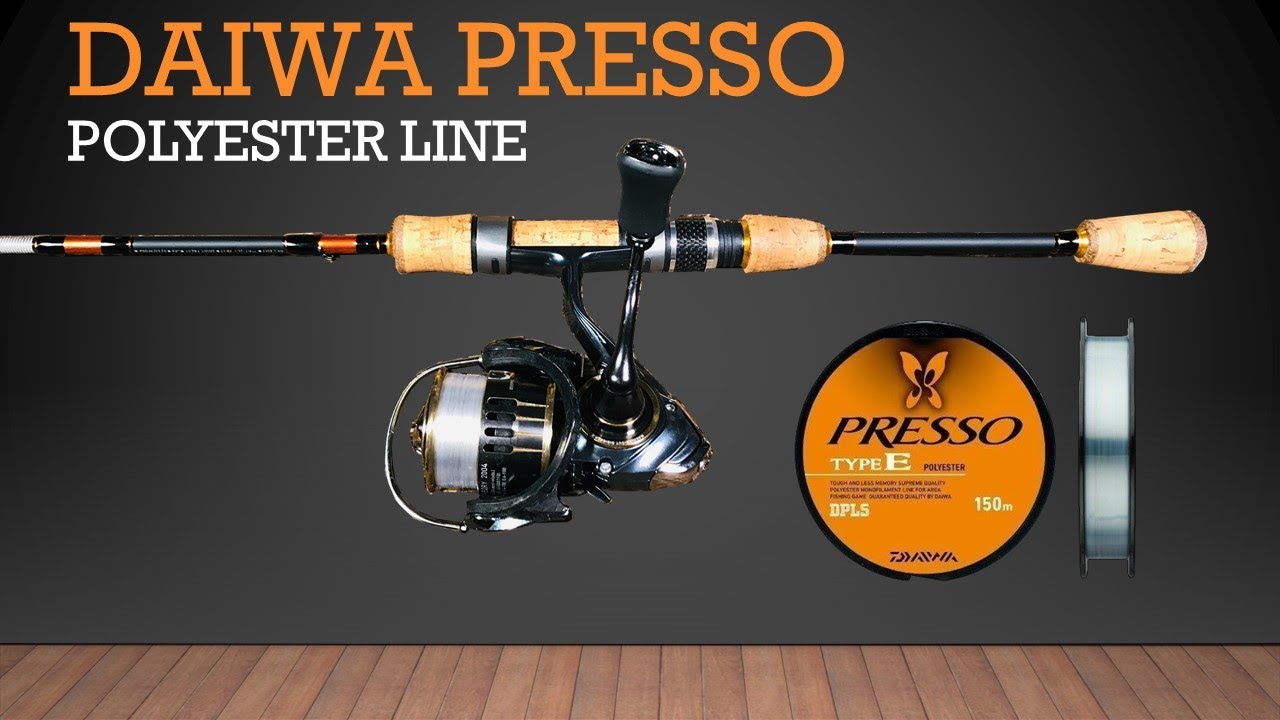 DAIWA PRESSO polyester fishing line    ( Review and Comparison )