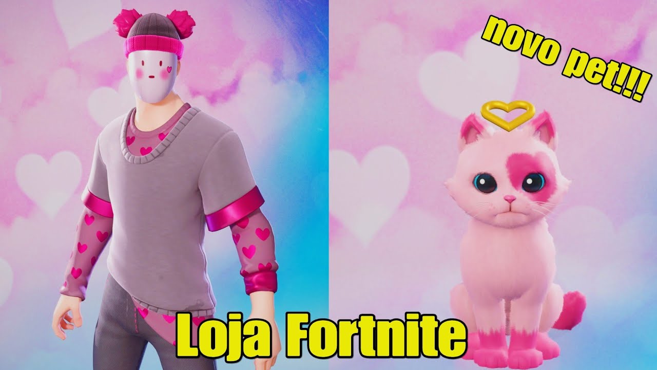 NOVO PET MIAU DO AMOR 💘 NA LOJA FORTNITE  07/02/26
