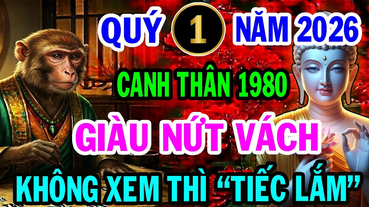 Bí Ẩn Trời Định Vận Mệnh Canh Thân 1980, 3 Tháng Đầu Năm Đắc Tài Đắc Lộc, Giàu Không Cản Nổi.