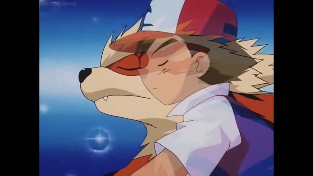 Ash Ketchum Masters Riding Arcanine