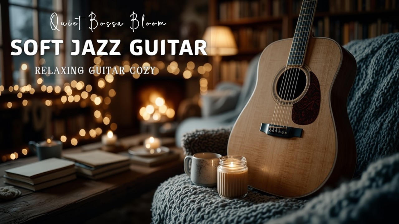 Уютная акустическая босса-нова гитара для вашей кофейни