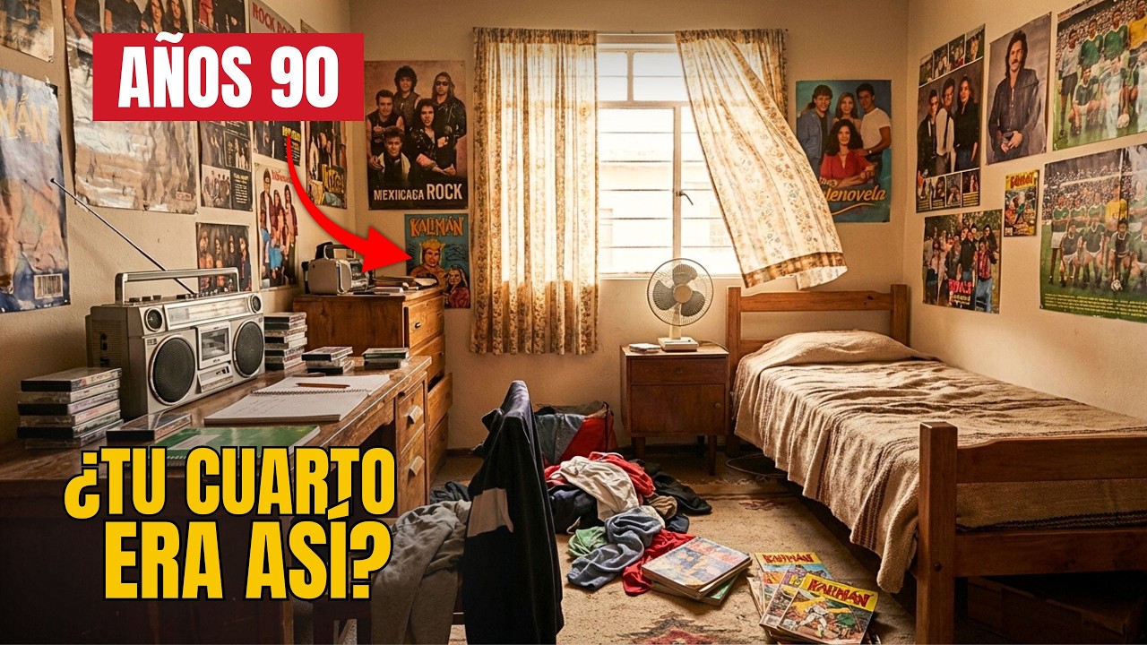 La habitación de un adolescente en los años 90 | Antes de que el internet lo cambiara todo