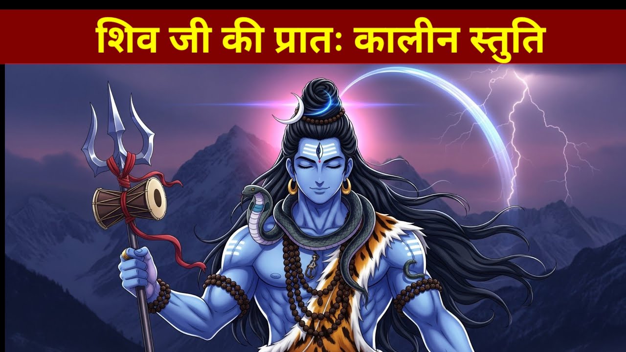 शिव जी की प्रातः कालीन स्तुति #shiv #आध्यात्मिक #devotionalsong