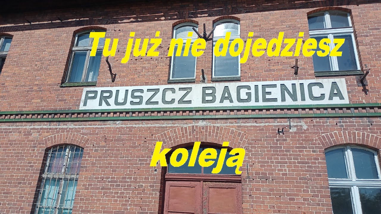 Pruszcz Bagienica. Kolej tu  umarła.