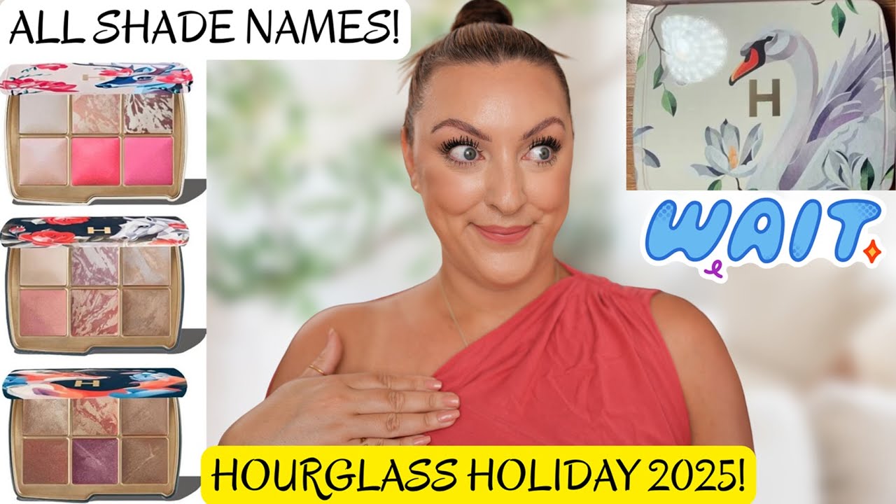 HOURGLASS HOLIDAY PALETTES 2025 | All The Details, Shades Names & Swatches!
