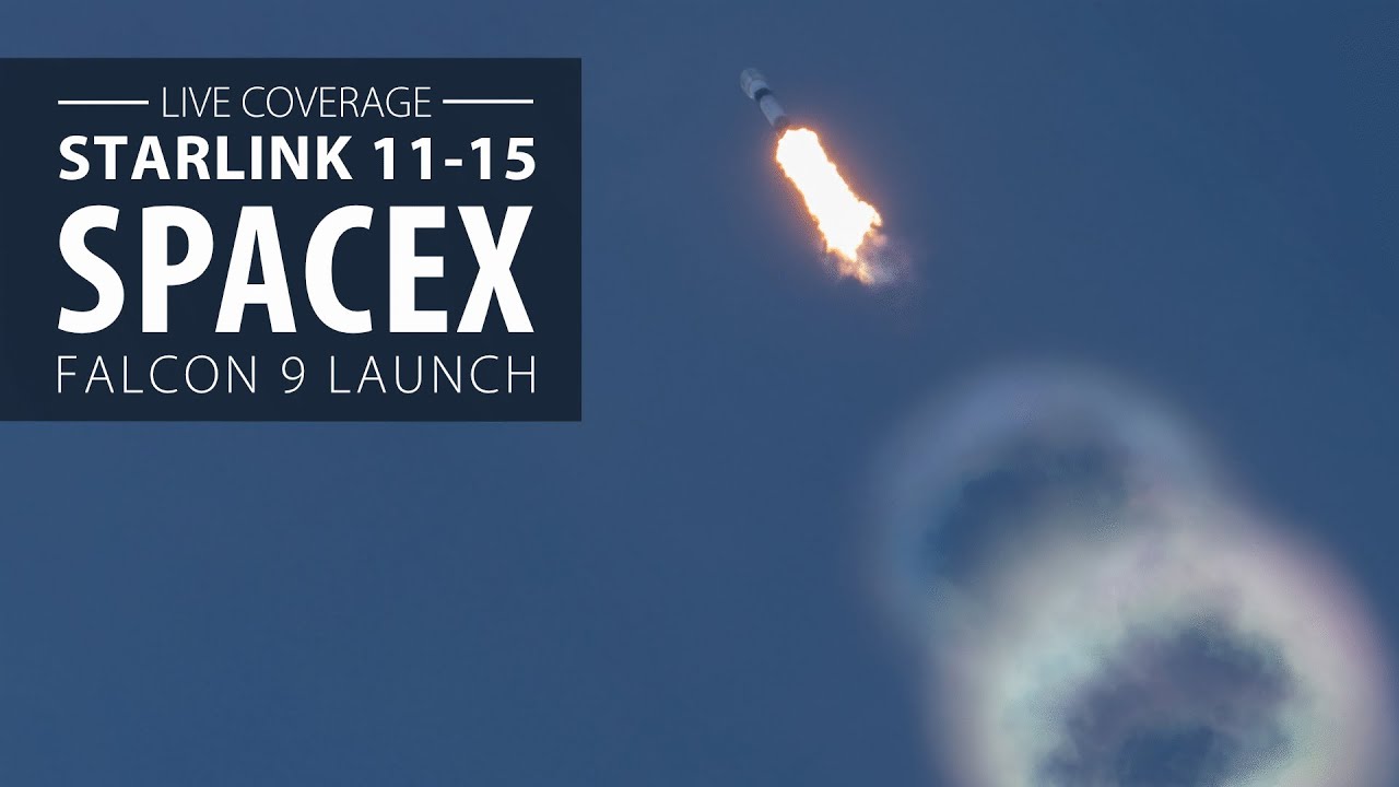 Смотрите прямую трансляцию: запуск ракеты SpaceX Falcon 9 из Калифорнии с 28 спутниками Starlink ...