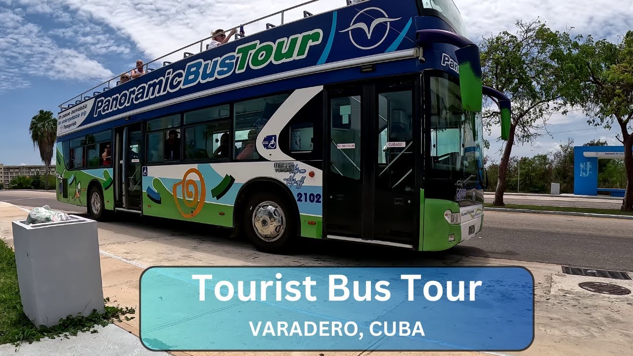 A DAY WITH US IN VARADERO CUBA! The $5 Sightseeing Bus & Japanese A La Carte Dinner