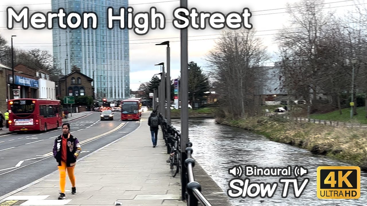 Join Me Walking Merton High St, London - Slow TV