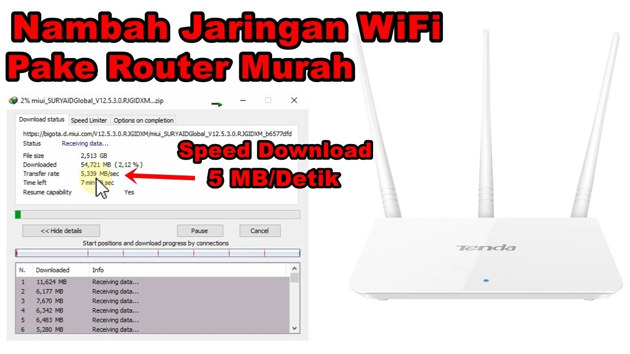 Cara Nambah WiFi Pakai Router Murah || Internet Stabil || Access Point