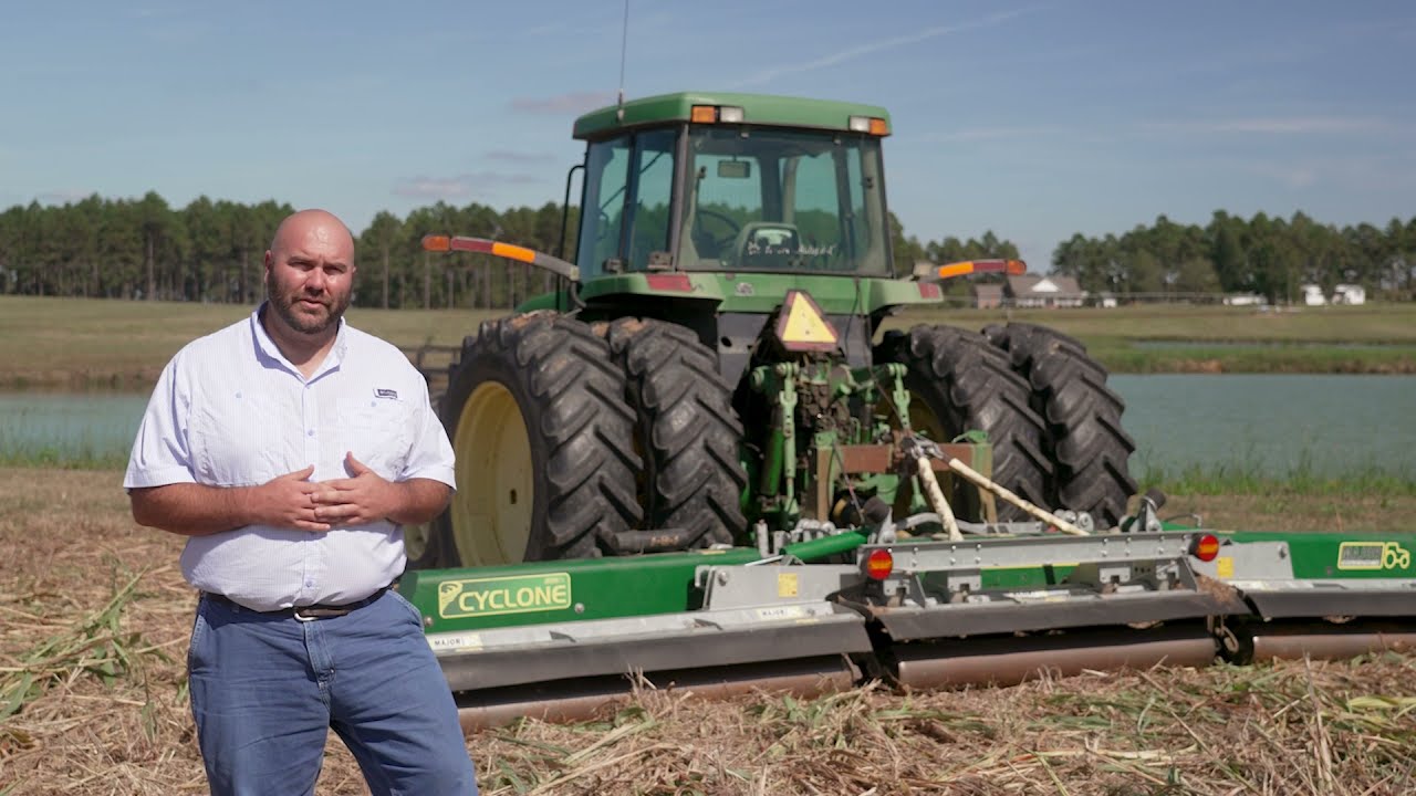 20-ft Major Cyclone on cover crops | Aries Haygood, Georgia, USA