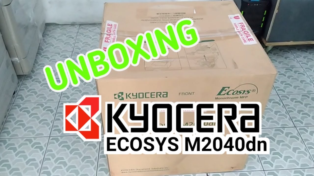 unboxing mesin fotocopy KYOCERA ECOSYS M2040dn
