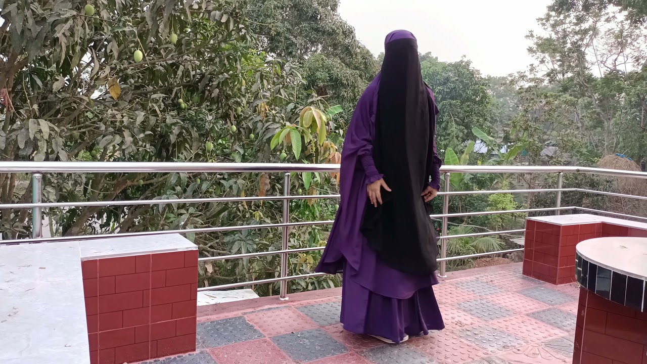 ৩ পার্টের এক্সট্রা লং নিকাব...  Eye cover 3 part long niqab