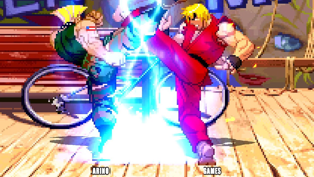 SUPERSONIC GUILE VS FIRE KEN!