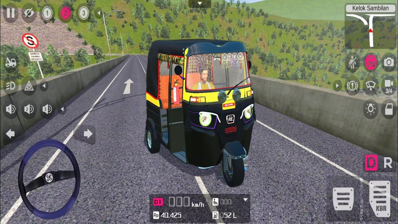 Bajaj Modified Auto Rickshaw Game Download | BUSSID New Mod Bus Simulator Indonesia Android Gameplay
