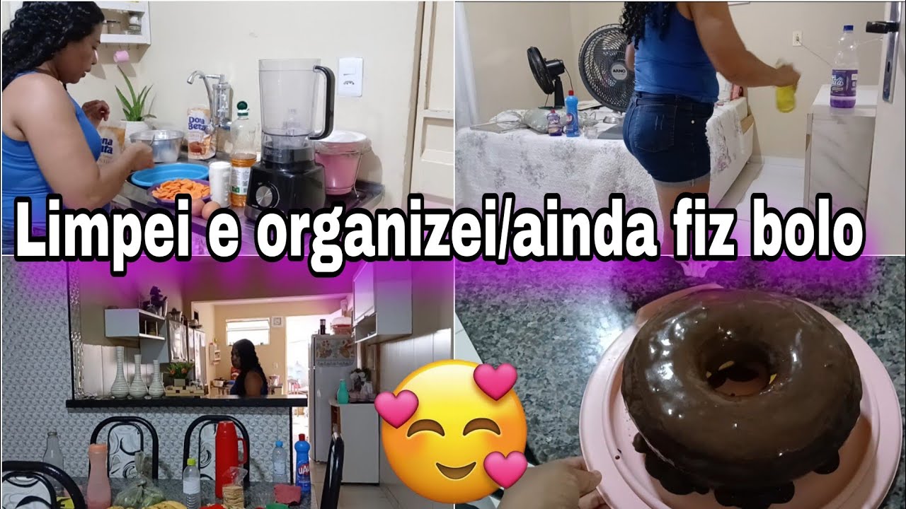 REALIDADE DE COMO ESTAVA/CUIDANDO DO LAR/ FIZ BOLO RÁPIDO 