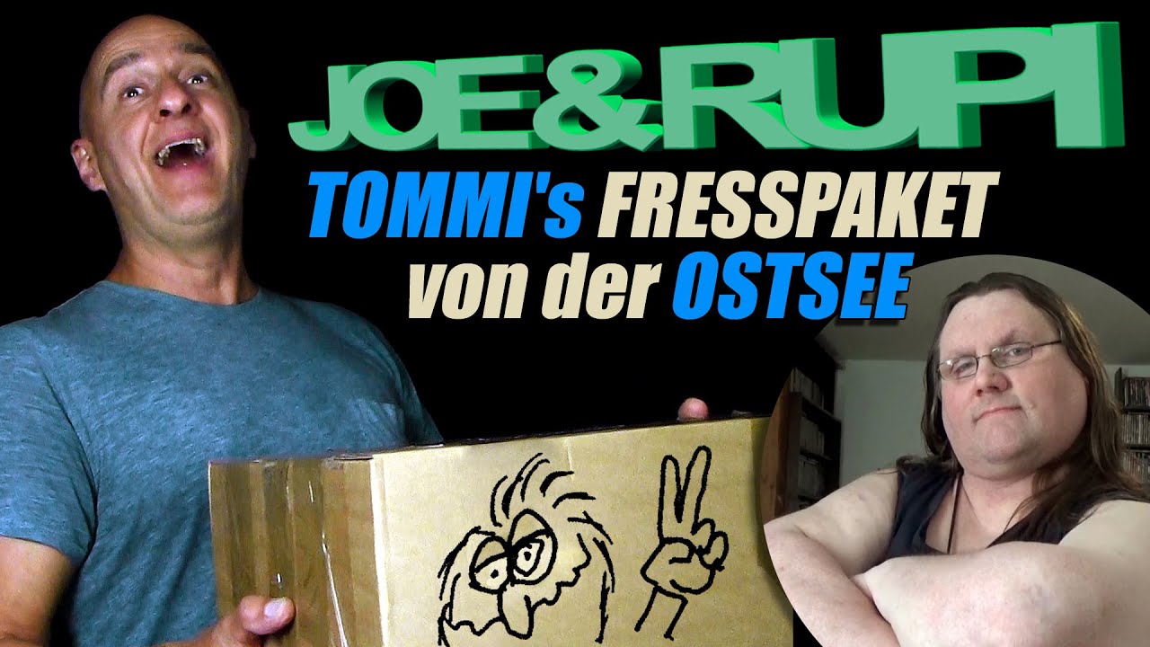 Joe & Rupi und Tommi's Fresspaket von der Ostsee - muhahahaha Piraten Dankeschön aaaarrrrrrr :D