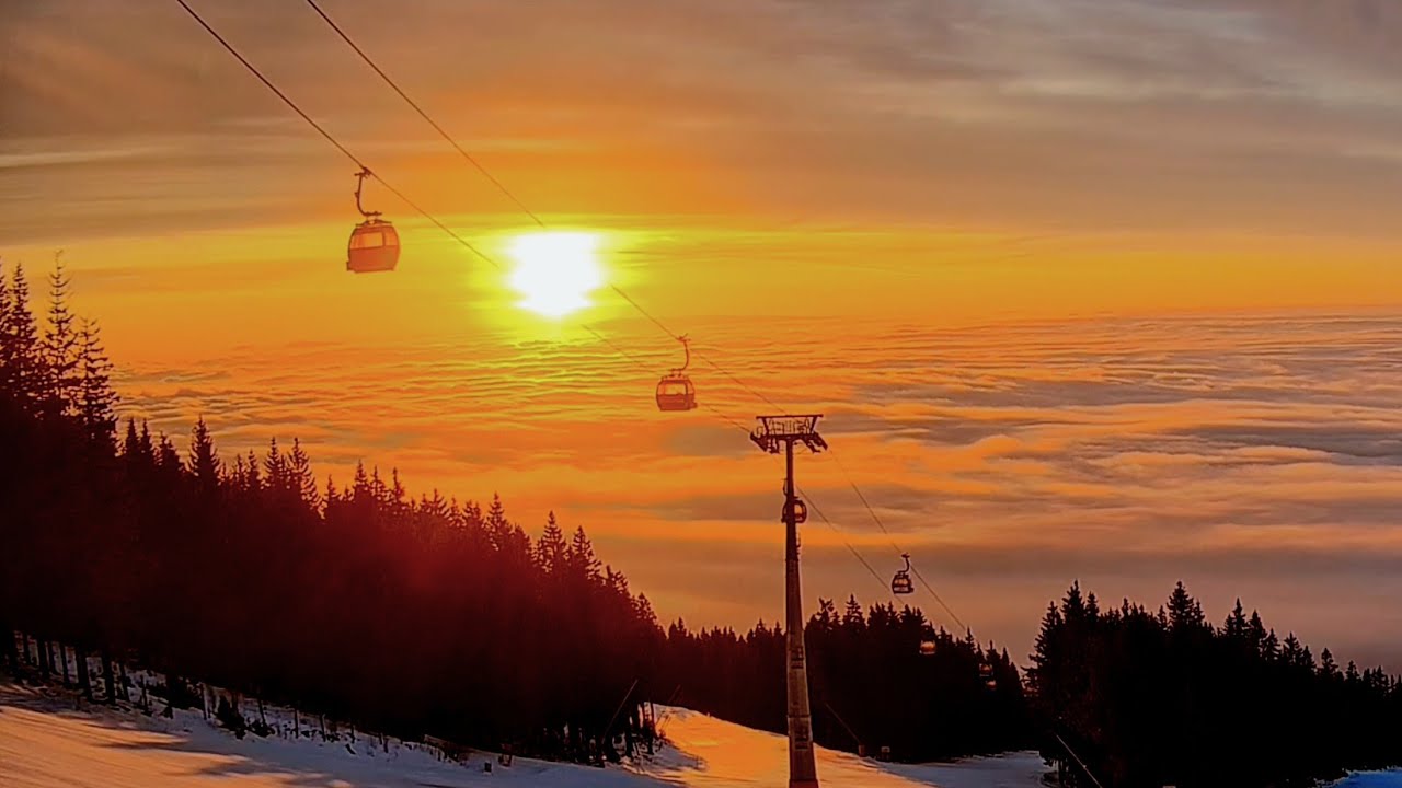 Sunrise in the mountains / Czech Republic