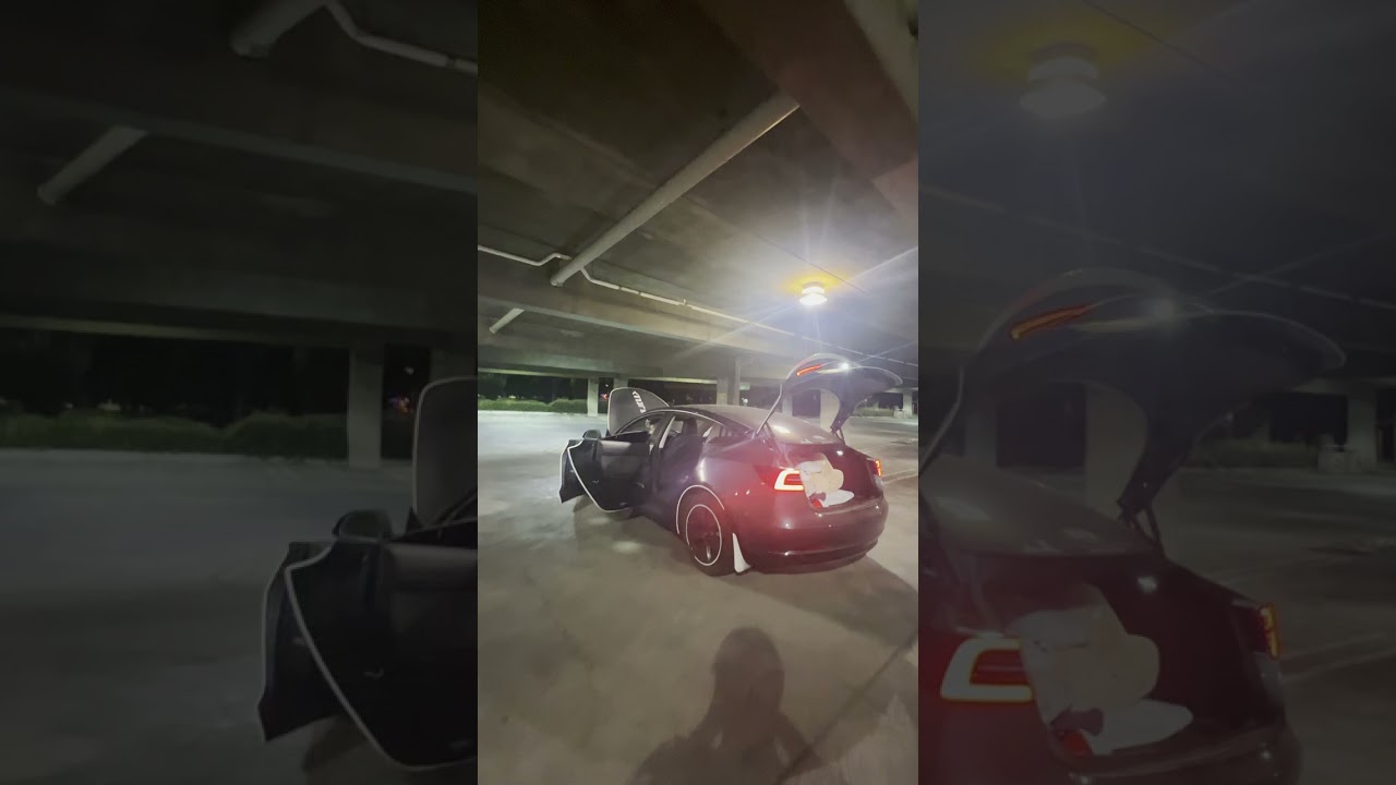 Driving My Tesla with ALL the Doors Open!
