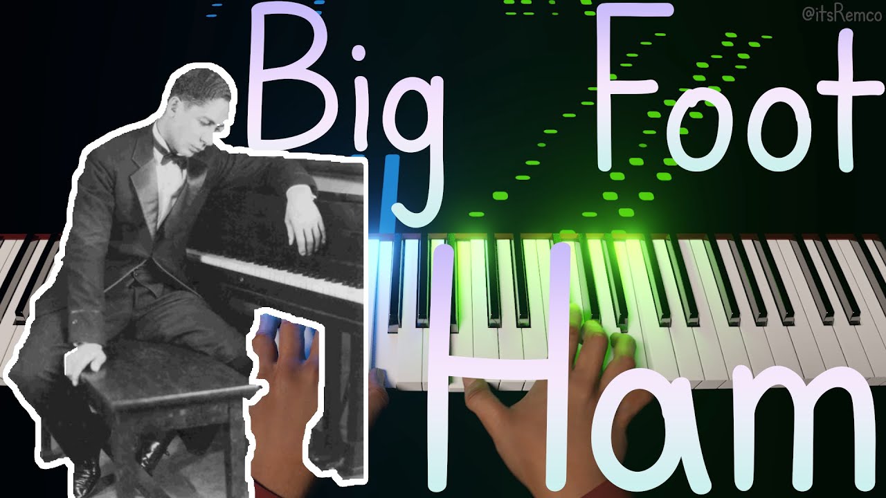 A.I. Plays Jelly Roll Morton - Big Foot Ham 1924 (Classic New Orleans Jazz Piano)