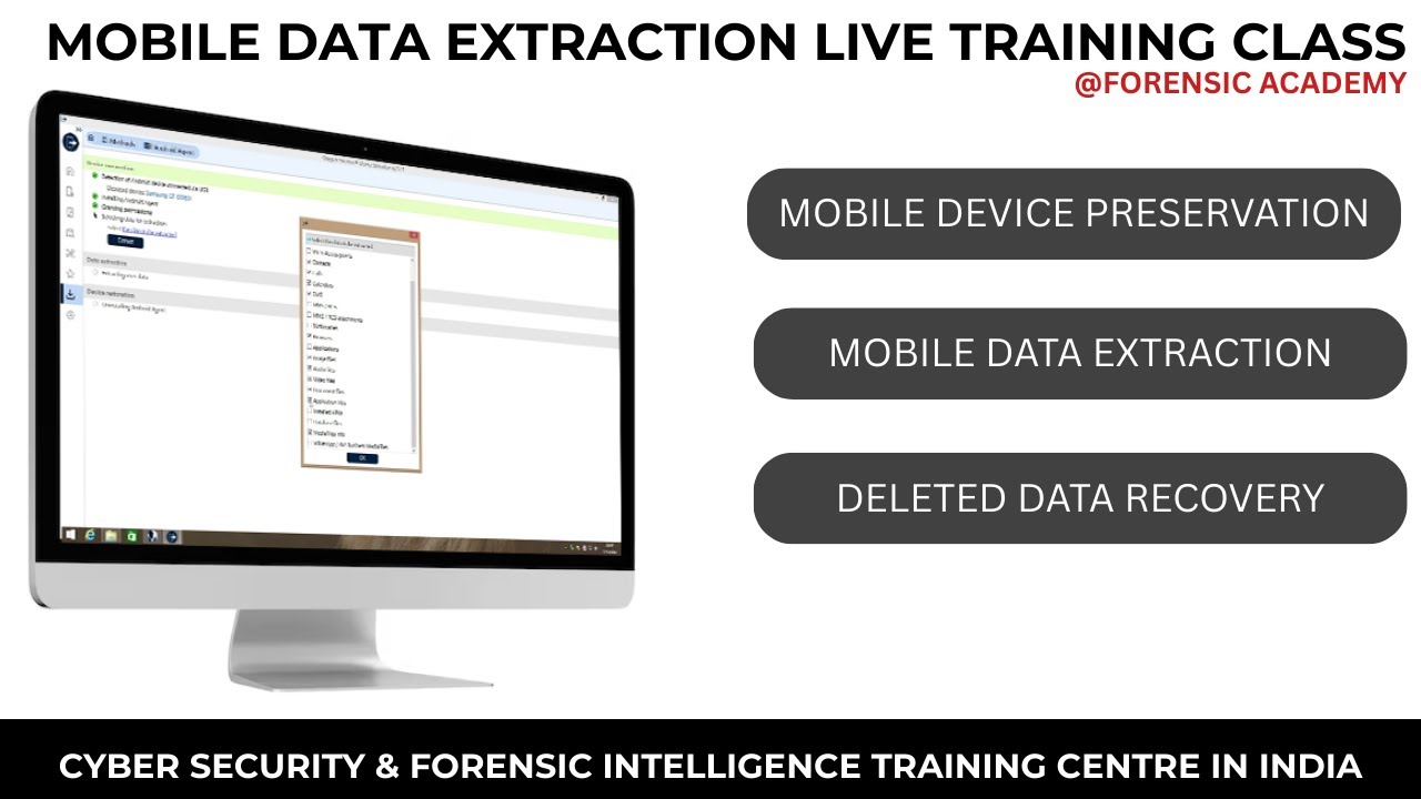 MOBILE DATA FORENSIC EXTRACTION PRACTICAL TRAINING SESSION BY @Forensic Academy
