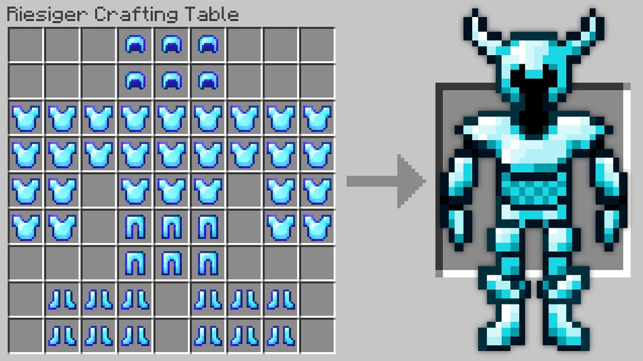 Minecraft, aber CRAFTING ist RIESIG...