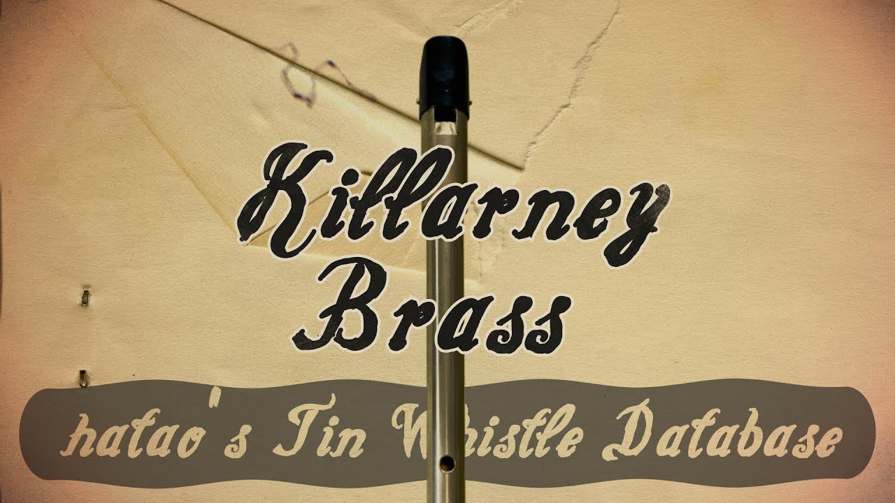 Tin Whistle Database ep.1 Killarney Whistle - Brass