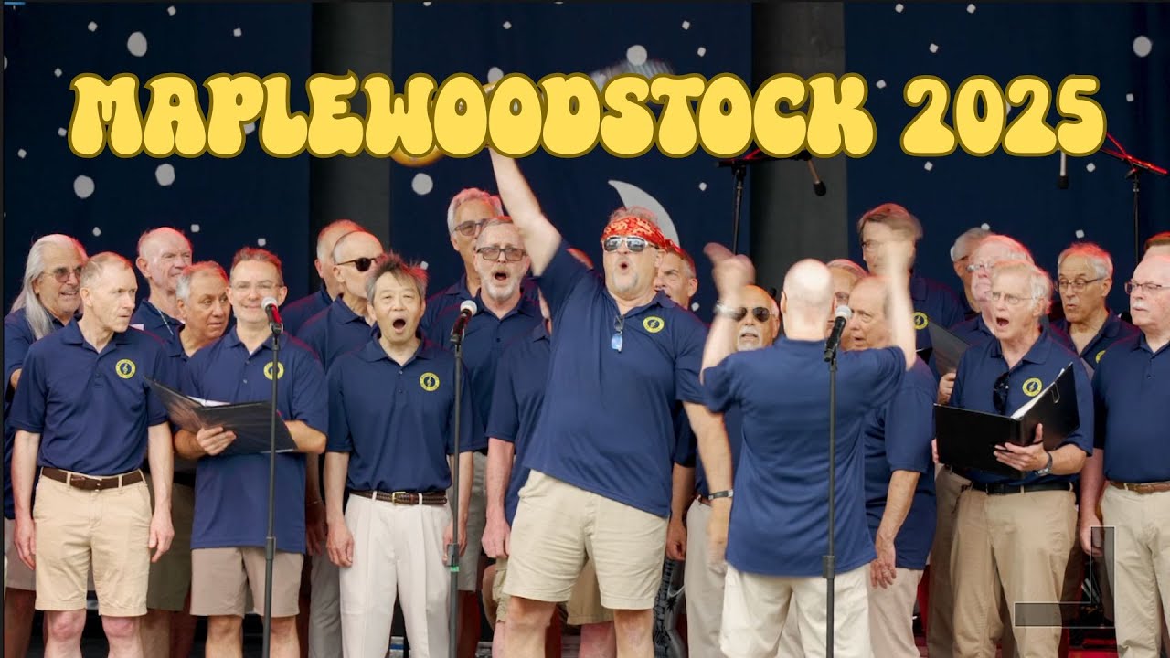 Maplewood Glee Club Opens the 2025 Maplewoodstock Music Festival!