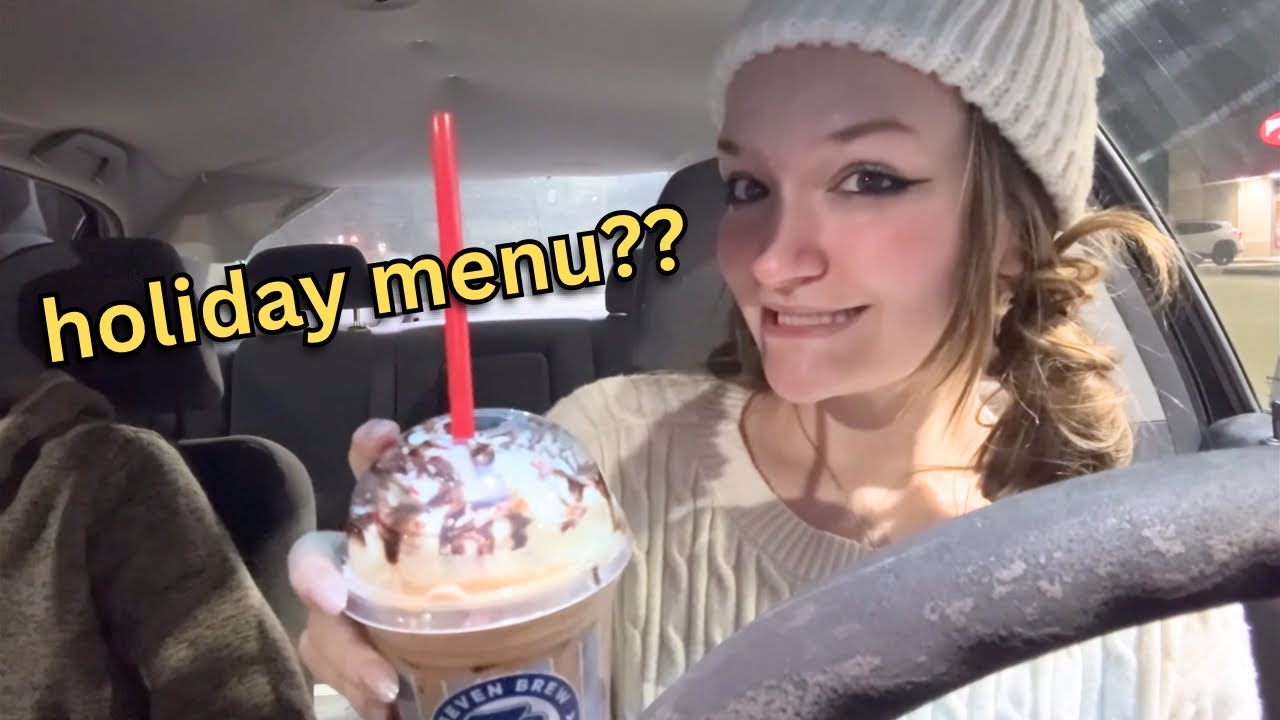 TRYING 7BREW HOLIDAY DRINKS