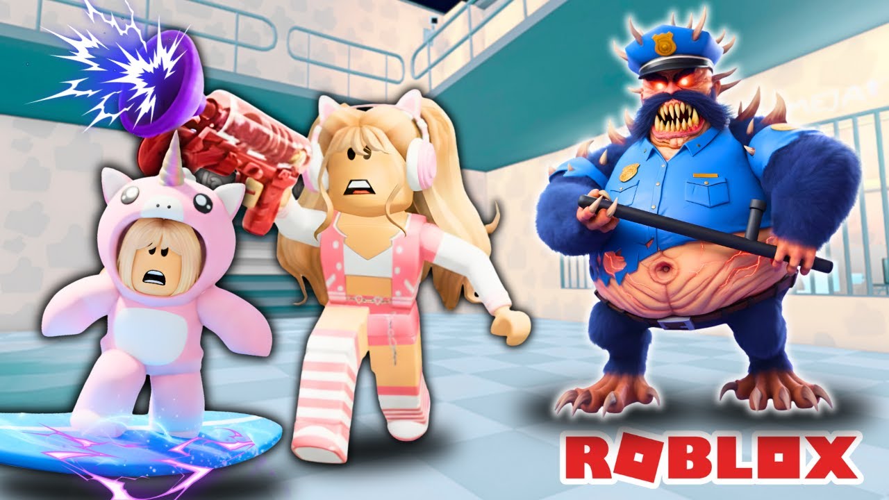 ESTAMOS PRESAS na PRISÃO de PODERES do BARRY - ROBLOX